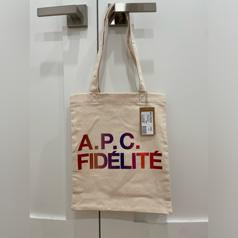 A.P.C. Fidélité canvas tote